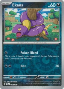 Ekans - 100/162 - Common Reverse Holo
