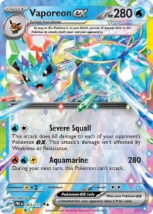 Vaporeon ex - 023/131 - Ultra Rare