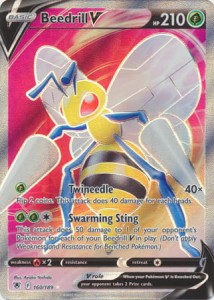 Beedrill V - 160/189 - Full Art Ultra Rare - Pokemon karta  