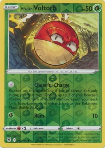 Hisuian Voltorb - 002/189 - Common Reverse Holo - Pokemon karta  