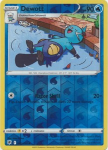 Dewott - 042/189 - Uncommon Reverse Holo - Pokemon karta 