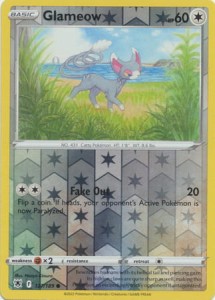Glameow - 127/189 - Common Reverse Holo - Pokemon karta 