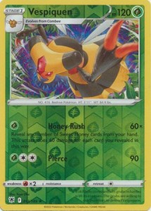 Vespiquen - 012/189 - Rare Reverse Holo - Pokemon karta 
