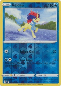 Keldeo - 045/189 - Holo Rare Reverse Holo - Pokemon karta  