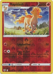 Rapidash - 022/189 - Rare Reverse Holo - Pokemon karta  