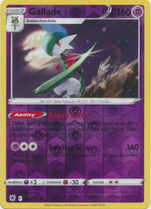 Gallade - 062/189 - Holo Rare Reverse Holo - Pokemon karta 