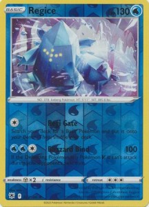 Regice - 037/189 - Rare Reverse Holo - Pokemon karta 