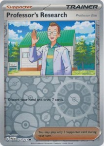 Professor's Research (Professor Elm) 123/131 - Common Reverse Holo Pokemon