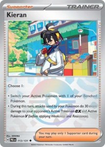 Kieran - 113/131 - Uncommon Pokeball Reverse Holo Pokemon