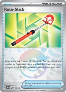 Roto-Stick - 127/131 - Common Pokeball Reverse Holo Pokemon