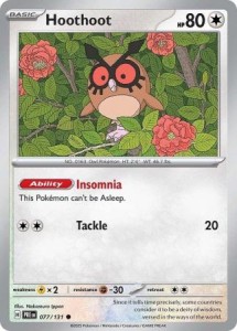 Hoothoot - 077/131 - Common - Pokemon