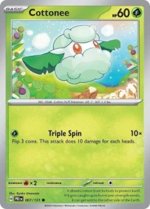 Cottonee - 007/131 - Common - Pokemon