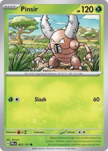 Pinsir - 003/131 - Common - Pokemon