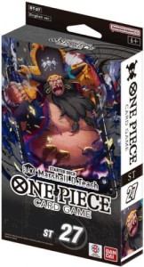 One Piece: The Card Game - ST-27 - Starter Deck - Black Marshall.D.Teach
