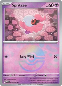 Spritzee - 038/131 - Common Pokeball Reverse Holo - Pokemon