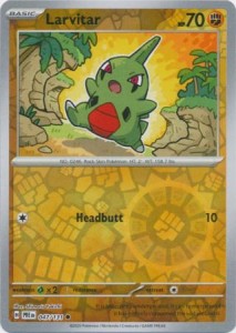 Larvitar - 047/131 - Common Reverse Holo - Pokemon