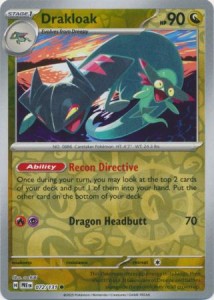 Drakloak - 072/131 - Common Reverse Holo - Pokemon