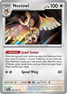 Noctowl - 078/131 - Holo Rare - Pokemon