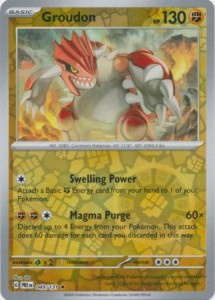 Groudon - 049/131 - Reverse Holo Rare - Pokemon