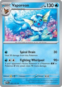 Vaporeon - 022/131 - Holo Rare - Pokemon