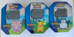 Pokemon Go - komplet 3 puszek