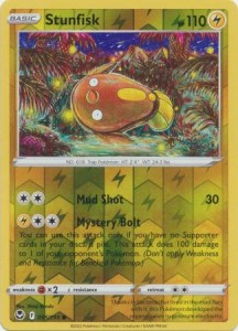 Stunfisk - 055/195 - Common Reverse Holo - Pokemon  
