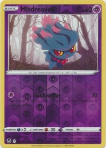 Misdreavus - 063/195 - Common Reverse Holo - Pokemon  