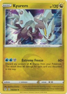 Kyurem - 116/203 - Holo Rare - Pokemon 