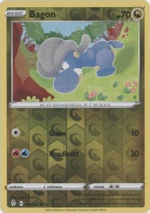 Bagon - 107/203 - Common Reverse Holo - Pokemon 