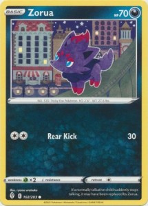 Zorua - 102/203 - Common - Pokemon 