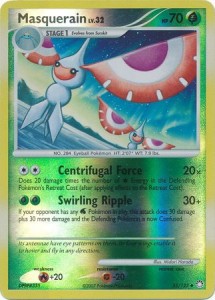 Masquerain - 55/123 - Uncommon Reverse Holo - Pokemon 