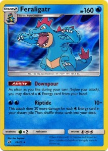 Feraligatr - 24/70 - Holo Rare - Pokemon   