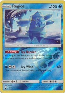 Regice - 45/168 - Rare Reverse Holo - Pokemon  