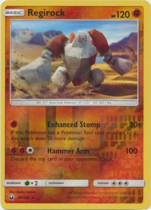 Regirock - 80/168 - Rare Reverse Holo - Pokemon  