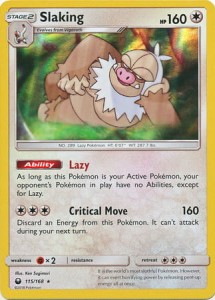 Slaking - 115/168 - Holo Rare - Pokemon