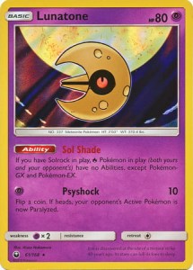 Lunatone - 61/168 - Holo Rare - Pokemon
