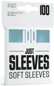 Just Sleeves - koszulki na karty miękkie (67 x 94 mm) 100 sztuk, Clear