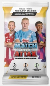 Topps Champions League Match Attax 2025/26 - Saszetka z kartami