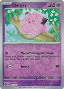 Pokemon 151 Clefairy - 035/165 - Common Reverse Holo