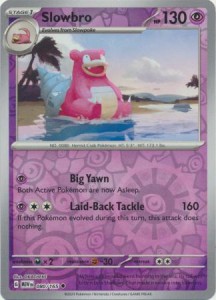 Pokemon 151 Slowbro - 080/165 - Uncommon Reverse Holo