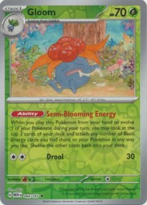 Pokemon 151 Gloom - 044/165 - Uncommon Reverse Holo