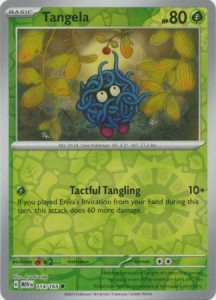 Pokemon 151 Tangela - 114/165 - Common Reverse Holo