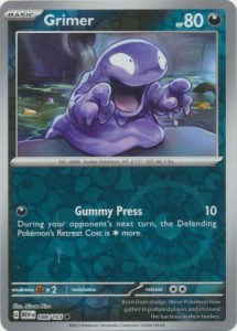 Pokemon 151 Grimer - 088/165 - Common Reverse Holo