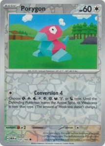 Pokemon 151 Porygon - 137/165 - Common Reverse Holo