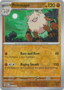 Pokemon 151 Primeape - 057/165 - Uncommon Reverse Holo