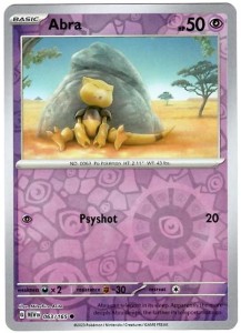 Pokemon 151 Abra - 063/165 - Common Reverse Holo