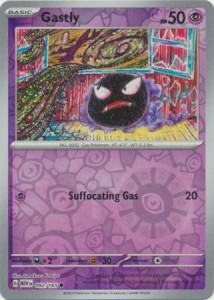 Pokemon 151 Gastly - 092/165 - Common Reverse Holo