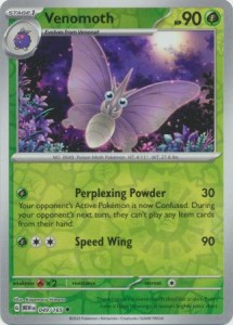 Pokemon 151 Venomoth - 049/165 - Uncommon Reverse Holo