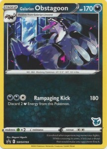 Galarian Obstagoon - SWSH193 - Eevee Deck (Eevee Symbol)