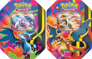 Pokémon TCG: Mega Charizard Tin - zestaw dwóch sztuk